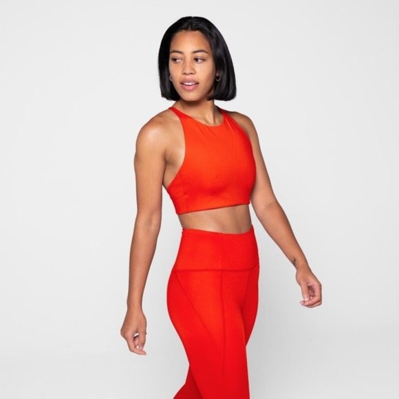 Girlfriend Collective Tart Topanga Sports Bra/Crop top - Picture 1 of 5